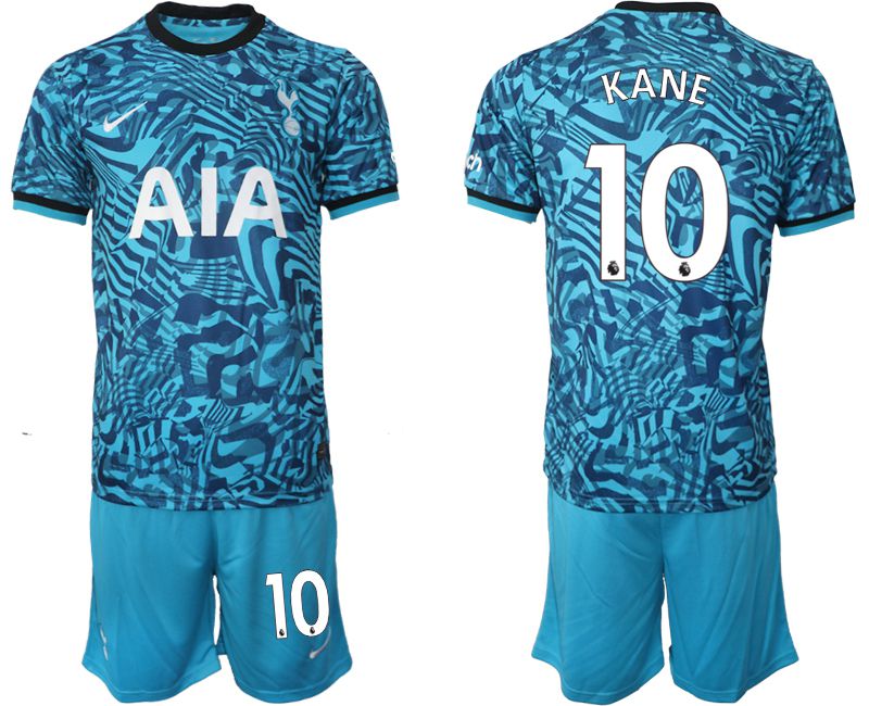 Men 2022-2023 Club Tottenham Hotspur away blue #10 Soccer Jersey->tottenham jersey->Soccer Club Jersey